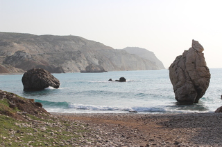 The birthplace of Aphrodite near Pafos