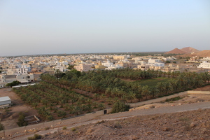 View over a town in Oman