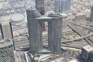 Picture of Address Sky View hotel as seen from Burj Khalifa