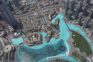 Picture of Burj Khalifa Lake as seen from Burj Khalifa